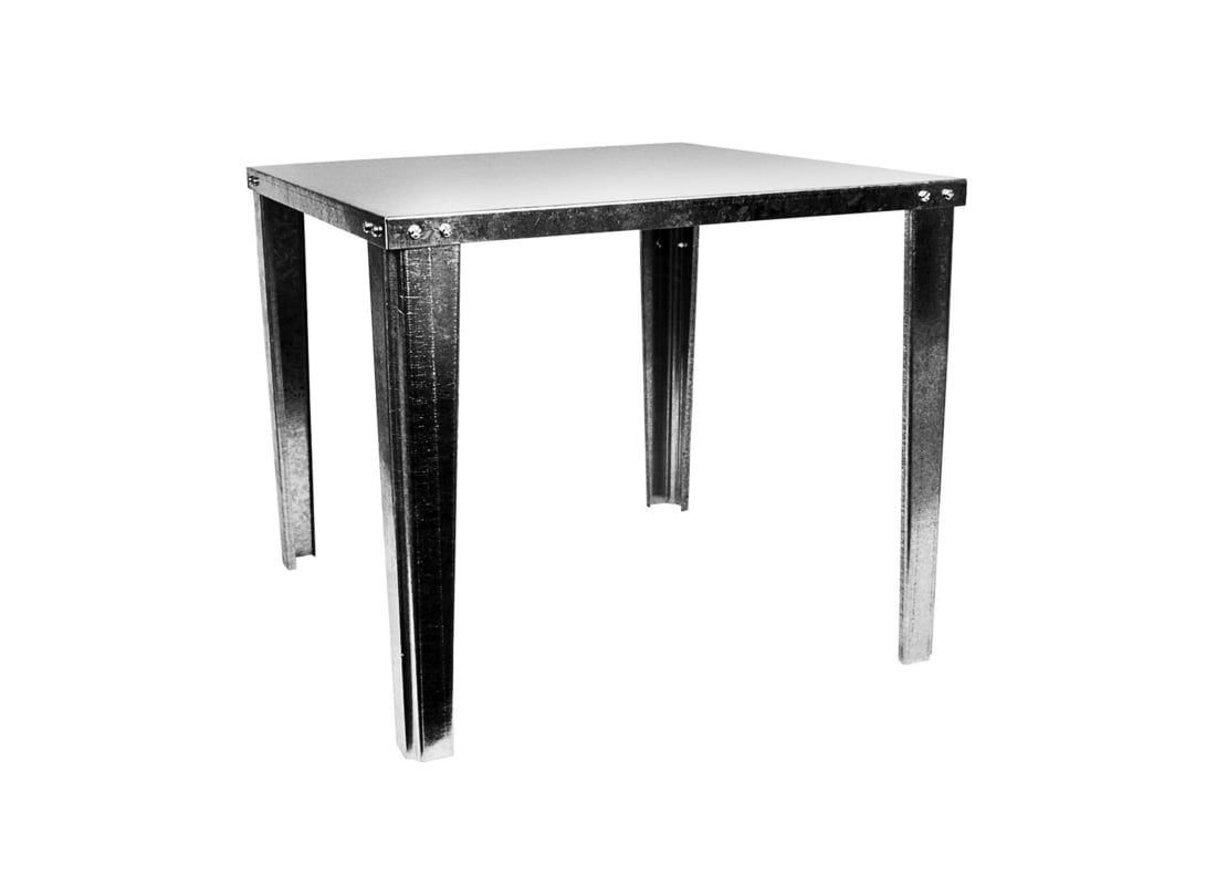 Oatey 34057 21" X 21" X 18" High Galvanized Water Heater Stand