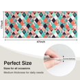 thumbnail image 5 of Orange Green White Checkerboard Checkered Pattern Kitchen Rug Mat,Kitchen Runner Rugs Non Skid Washable,Decorative Kitchen Floor Mats for Kitchen,Sink,Laundry,17"X47", 5 of 5