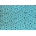 thumbnail image 1 of Ahgly Company Indoor Rectangle Solid Light Blue Modern Area Rugs, 2' x 4', 1 of 4