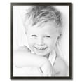 thumbnail image 2 of ArtToFrames 27" x 34" Pewter Picture Frame, 27x34 inch Silver Wood Poster Frame (WOM-4887), 2 of 7