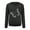 Black, variant on Womens Sweatshirt Winter Fall Comfy Crew Neck Long Sleeve Bubble Cold Shoulder Sequined Leisure Polyester Sweatshirts Hoodies(Black,XL)
