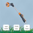 thumbnail image 4 of 8-Mode Adjustable Garden Nozzle, 47cm Water Spray Gun for Car Wash & Lawn Care, Multi-Function Tool with 180° Rotation, 4 of 5
