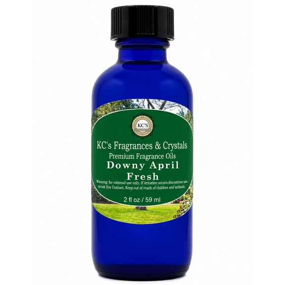 Downy April Fresh Premium Fragrance Oil by KC's Fragrances & Crystals for Diffusers, Candle Making, Soap Making, Wax Melts & Home Fragrance, 2 fl oz