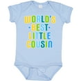thumbnail image 3 of Inktastic Worlds Best Little Cousin Boys Baby Bodysuit, 3 of 5