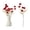 Red, variant on Yellow Flowers, Faux Silk Mini Chrysanthemum Stems, 1PC Fake Mums Artificial Flowers for DIY Wedding Centerpieces Arrangements and Floral Crafts