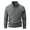 Dark Gray, variant on Krdevn Hoodies for Men - Jacket Mens Standing Collar Sweatshirt Long Sleeve Half Cardigan - Sweatshirts for Men,Color:Dark Gray,Size:XL