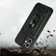thumbnail image 2 of Negro Aplicable a la funda para iPhone 13 Pro Max con cubierta y soporte deslizantes para cámara, funda magnética con soporte de anillo giratorio incorporado de 360°, 2 of 5