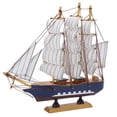thumbnail image 3 of Model Boat, High Density Model Ship Natural Pinewood Safe  Mediterranean Style Clear Structure  for Hotel for Office for Home, 3 of 7