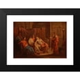 thumbnail image 2 of Vincenzo Camuccini 24x17 Black Modern Framed Museum Art Print Titled - Virgil Reading the Aeneid to the Family of Augustus, 2 of 5