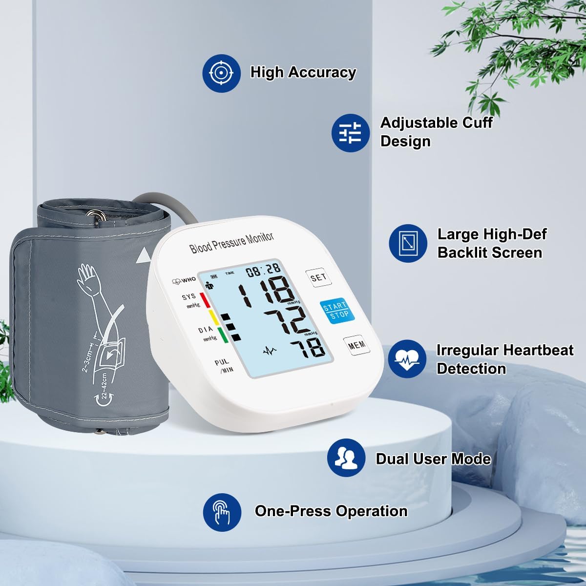 COWIN Fit Reno Upper Arm Blood Pressure Monitor photo 5