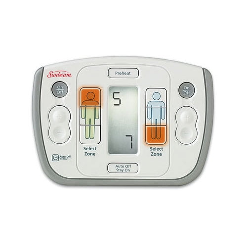 Sunbeam MSU7RCK Therapeutic Zoned Heated Mattress Pad - Cal King -  Walmart.com