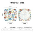 thumbnail image 5 of Fuzoiu Summer Stamp Print Square Cushion Cover,Couch Cushion Covers, Stretch Seat Slipcover for Dining Chairs, Banquets, and Home Decor-Six Piece, 5 of 7