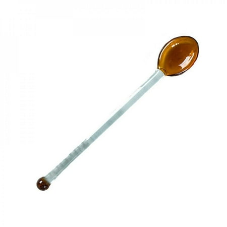 

Dessert Spoon Heat-resistant Glass Spoons for Milk Coffee Tea Stirring Spoons Pyrex Glass Spoon Kitchen Bar Supplies F