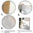 thumbnail image 3 of DESIGN ART Designart "Black And Gold Harmony Of Marble Vi" Abstract Marble Canvas Print 24 in. wide x 24 in. high, 3 of 5