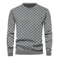 thumbnail image 5 of Vetsdori Long Sleeve Shirts for Men Knit Comfy Pullover Sport Winter Stylish Plain Mens Tshirts Casual, 5 of 9