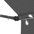thumbnail image 6 of vidaXL Retractable Awning with Hand Crank and LEDs Sunshade Patio Shelter, 6 of 189