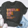 thumbnail image 6 of EcoLoom Wrestling Girl Noun Short Sleeve Unisex T Shirt, 6 of 6