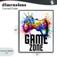 thumbnail image 4 of Stupell Industries Contemporary Game Zone Splash Black Framed Giclee Art, 11 x 14, by Kim Allen, 4 of 8