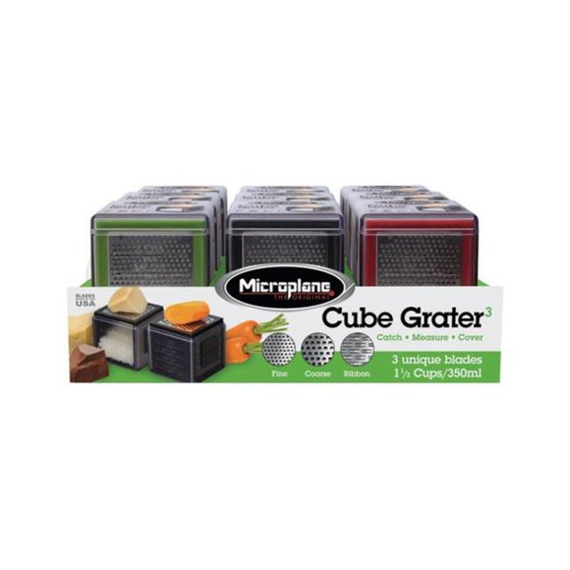 Microplane 47582 1.5 in. Cube Grater Assorted - pack of 9