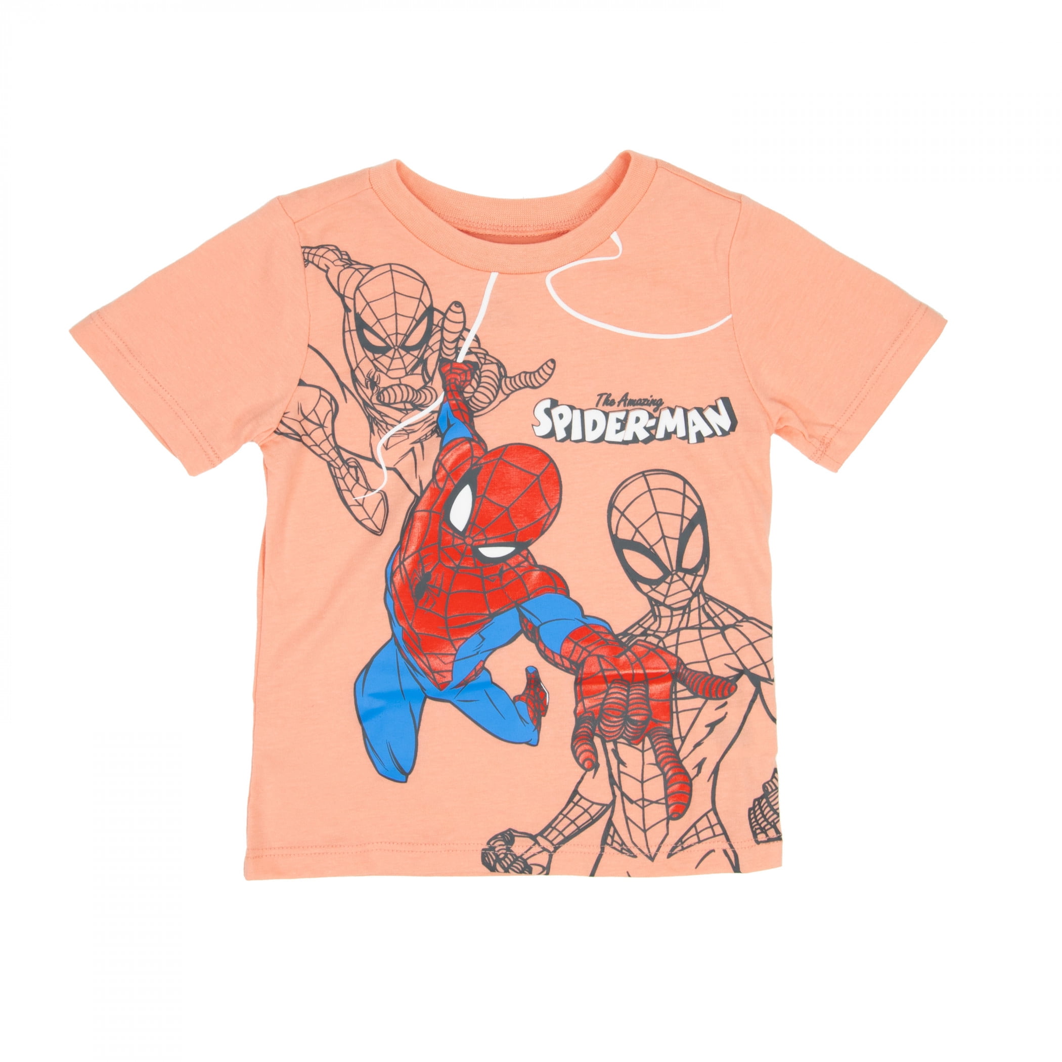Spider-Man Sketch Toddler Boy's Shirt and Shorts 2-Piece Set-Toddler 3T