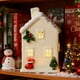 thumbnail image 5 of Casita de Navidad de Cerámica con Luz Led Decorativa | Diseño de Copo de Nieve/Árbol de Navidad Hueco | Funciona con Pila de Botón | Ideal para Un Sueño Reparador | Pequeño Regalo | Esmalte de Porcel, 5 of 7