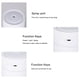 thumbnail image 2 of Humidificador de aire difusor de aceite Inteprter Mini purificador ABS color blanco HA082602-01B, 2 of 6