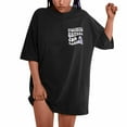 thumbnail image 1 of DPTALR Oversized T Shirts For Women Plus Size Slogan Graphic Drop Shoulder Short Sleeve Tops Summer Loose Pullover Tees, 1 of 6
