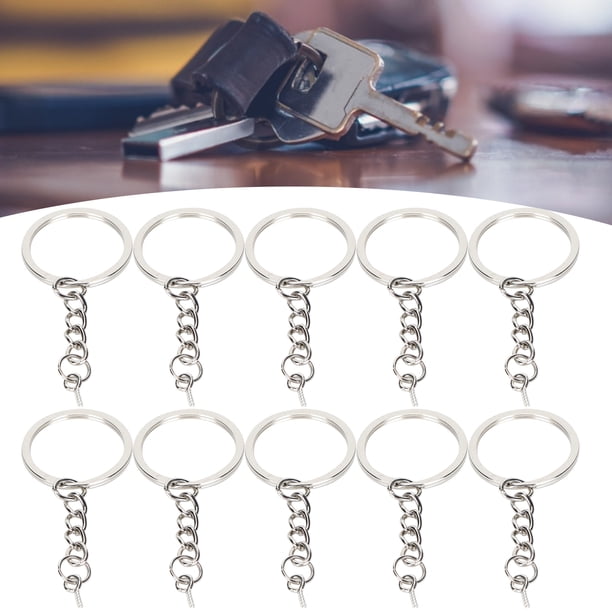 Llavero, Piezas De Anillo De Llavero De aleación Disponibles, Diferentes Tamaños Duraderos Para Conector De Clavija DIY