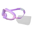 thumbnail image 1 of Gafas de natación para niños, equipo de natación antivaho, elegantes, con protector nasal, gafas de para piscina, buceo, interior y exterior. Rosa púrpura, 1 of 8