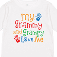 thumbnail image 4 of Inktastic My Grammy and Grampy Love Me Boys or Girls Long Sleeve Toddler T-Shirt, 4 of 5