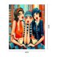 thumbnail image 2 of 3 moda hermanas pintura al óleo por números DIY conjunto lienzo pintura al óleo dibujo sin marco, 2 of 9