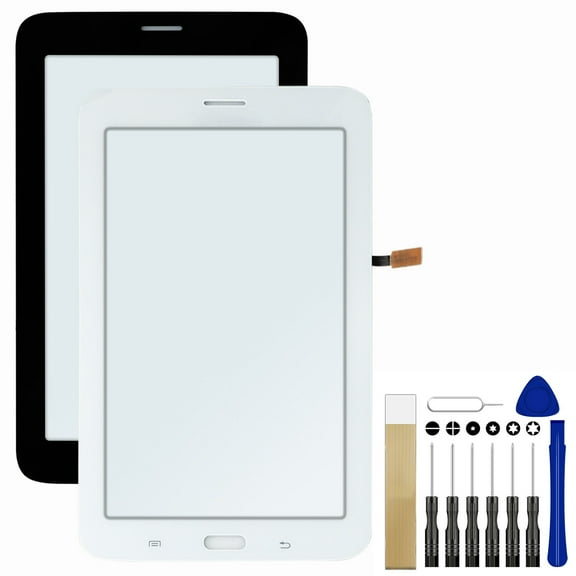 For Samsung Galaxy Tab 3 Lite 7.0" SM-T111M Replacement Front Touch Screen Digitizer Outer Glass Lens Tool Black