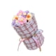 thumbnail image 5 of Ramo de flores de ganchillo terminado, flores artificiales tejidas, regalo preservado Flor de 3 colores, 5 of 9