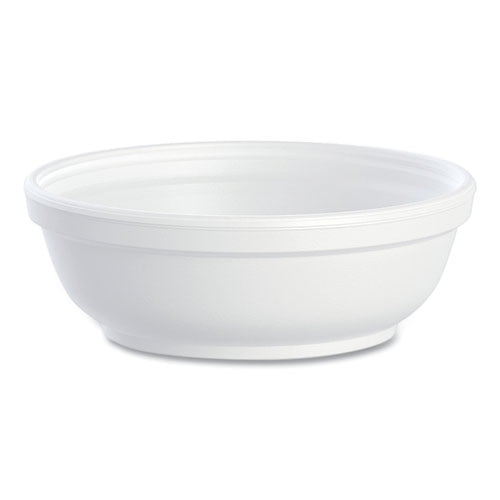 Insulated Foam Bowls, 6 Oz, White, 50/pack, 20 Packs/carton | Bundle of 2