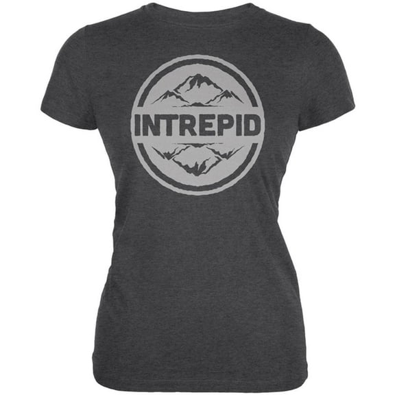Intrepid Explorer Juniors Soft T Shirt Deep Heather 2XL