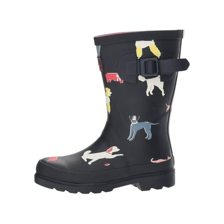 Kids Joules Girls Y_Jnrgirlswly Rubber Mid-Calf Pull On Rain
