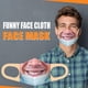 thumbnail image 4 of Mascarilla facial reutilizable para adultos, divertida y sin máscara, para exteriores, con diseño de bandido C, 4 of 8
