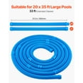 thumbnail image 4 of VEVOR Suction Pool Cleaner Vacuum Cleaner 12 Hoses for In/Above-ground Pool, 4 of 9