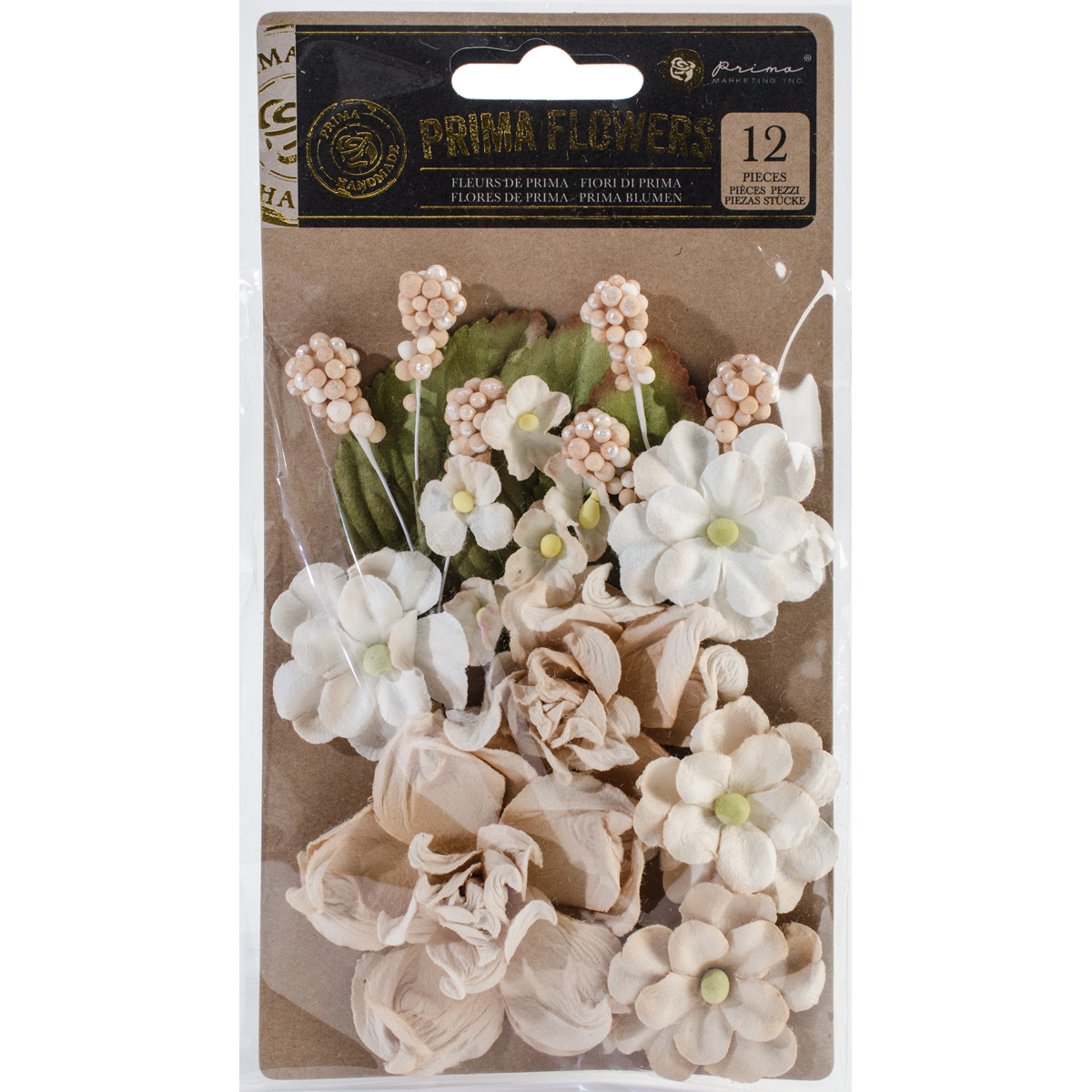 Vintage Emporium Flowers 1.5' To 2.75' 12/Pkg-Allegra