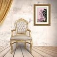 thumbnail image 3 of 1x Studio III 23x32 Gold Ornate Wood Framed with Double Matting Museum Art Print Titled - Monstera Pink 09, 3 of 4