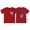 O256 Red, variant on Angala Toddler Girls Tops Patriotic Print Crew Neck Short Sleeve Summer Fourth Of July Holiday Casual Loose Comfortable Child Tops Size 1-2 Years Blue