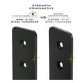 thumbnail image 5 of HardwareX Supply Door Barricade Brackets for 2 x 4 Lumber, 5 of 9