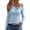 Light Blue, variant on Fgnfyis T Shirts For Women Autumn Winter Style Thermal Long Sleeve Slim Fit Base Layer Top Long Sleeve Tops For Women Pink S