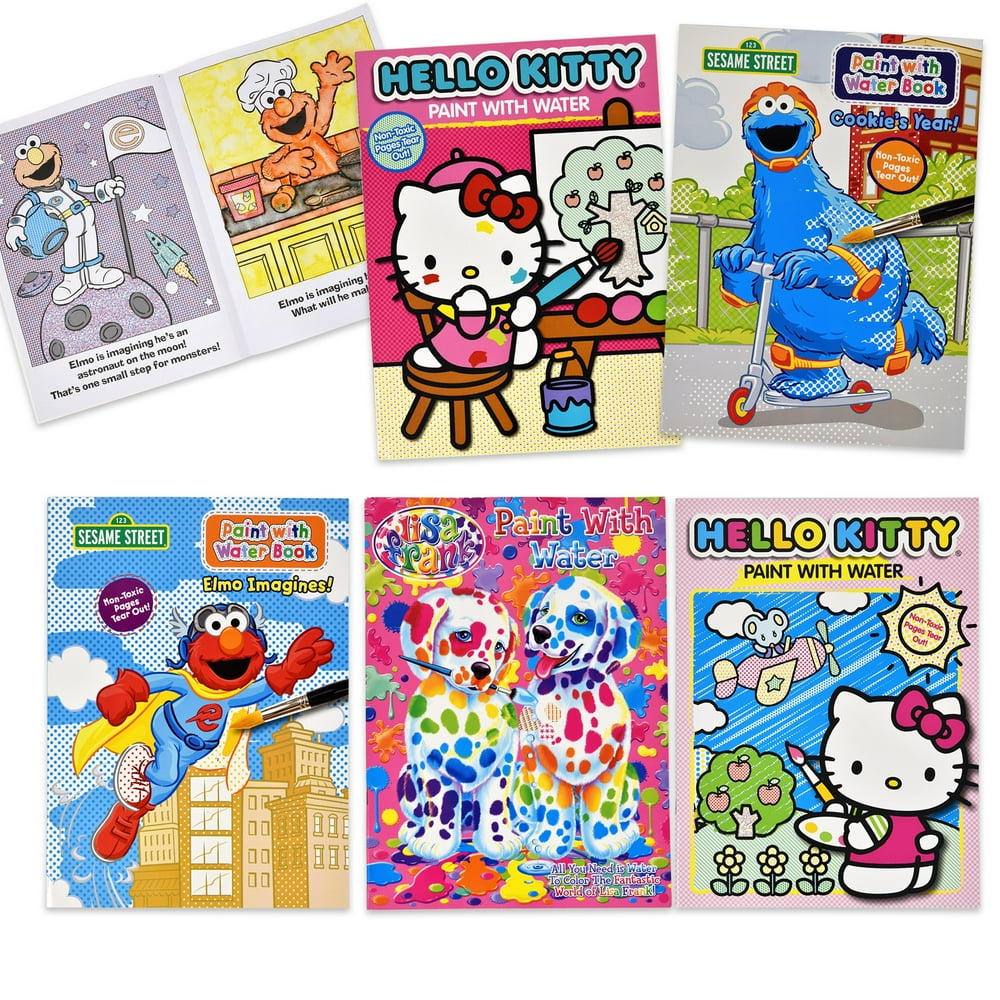 Download Paint with Water Activity Book - Sesame Street Elmo Hello ...