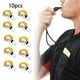 thumbnail image 5 of 10 Piezas Silbatos Deportivos Silbato de Acero Inoxidable para Adultos Silbato de Árbitro Súper Fuerte para Entrenamiento de Emergencia de Voleibol, 5 of 7