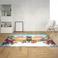 thumbnail image 2 of Merry Christmas Woofmas Xmas Noel Akita Elf Candy Cane Snow Indoor Rug Inu Dog Lover Carpet Living Bed Room Sofa Home Decor - 13017, 2 of 5