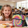 thumbnail image 4 of DISNIMO School Backpack for Kids, Tie Dye Print 3Pcs Backpack Set with Lunch Box and Pencil Case, Lightweight Bookbag Set for Kindergarten Elementary Students, Back to School Gift, 4 of 7