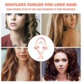 thumbnail image 3 of Heatless Curling Rod Headband No Heat Silk Ribbon Curling Rod Hair Roller Curls with Hair Claw Clip Lazy Natural Soft Wave Hair Rollers Styling Tool, 3 of 4