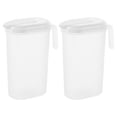 thumbnail image 1 of 2.2L Drink Dispenser for Fridge Plastic, Clear Kettle Cool Water Kettle Beverage Pitchers, Clearly Filtered Water Pitcher, Kitchen Accessories Water Pitcher for Ice Tea and Homemade Juice, 1 of 9