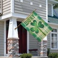 thumbnail image 2 of St. Patrick's Day Outdoor Flags Holiday Garden Flag Welocme Lucky Shamrock Green Outdoor Flag 28''×40'' Burlap Vertical Double Sided Welcome Flag for Home,Spring Farmhouse Holiday Outside, 2 of 6